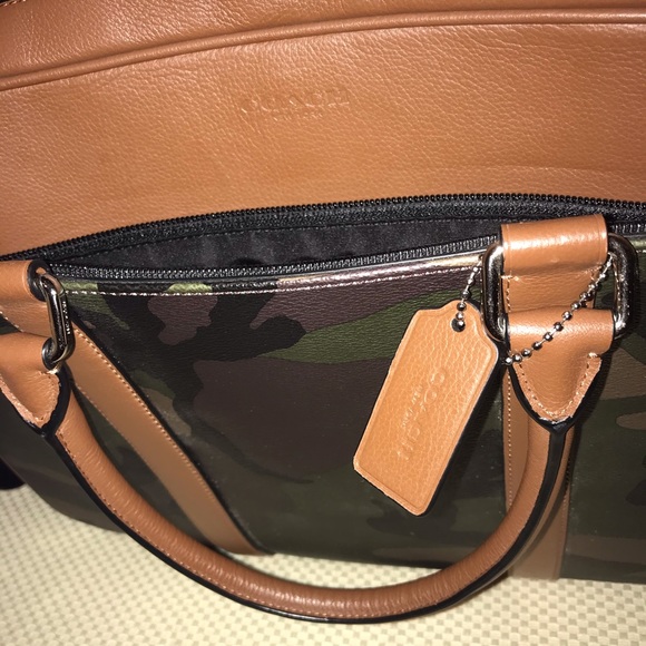 coach camo belt bag